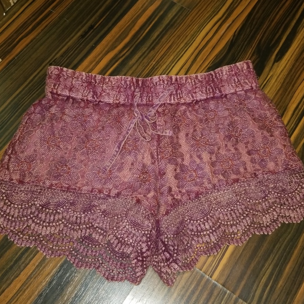 Burgundy Shorts